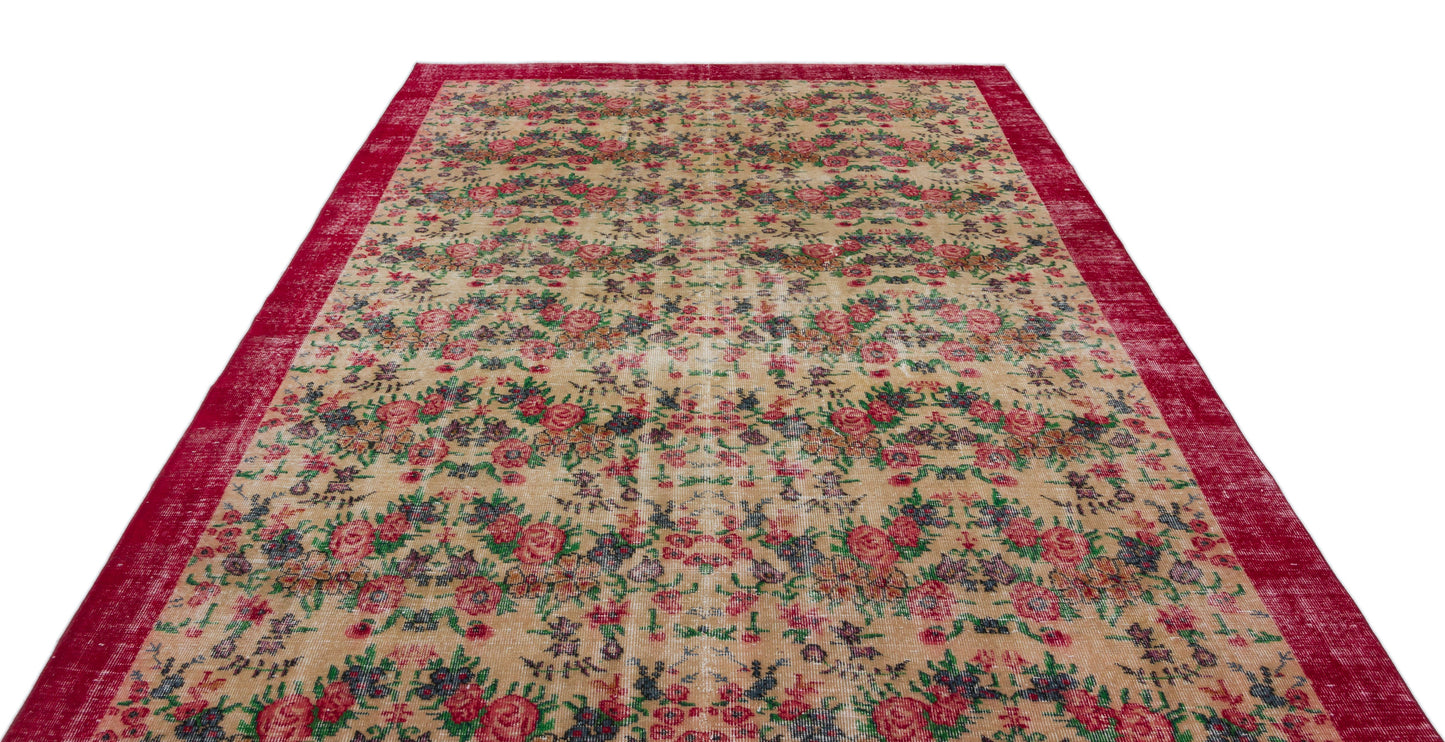 Frian - Vintage Floral Rug - 7'1 X 10'2