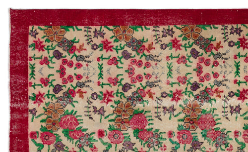 Load image 1 in gallery view. Zeuda - Vintage Floral Rug - 5'9 X 9'6