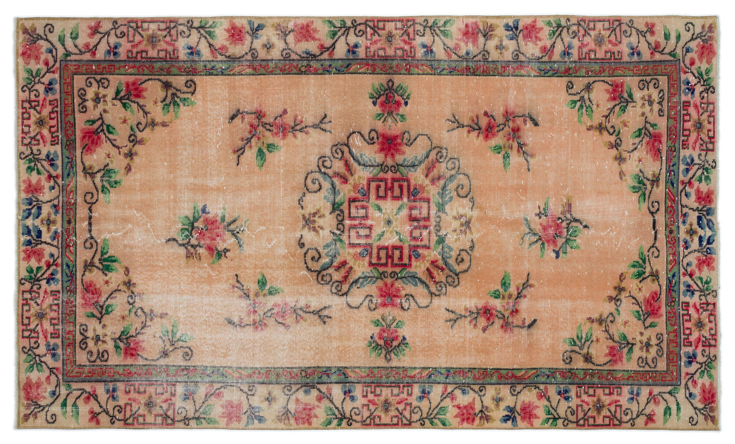 Dodava - Vintage Medallion Rug - 5'0 X 8'7