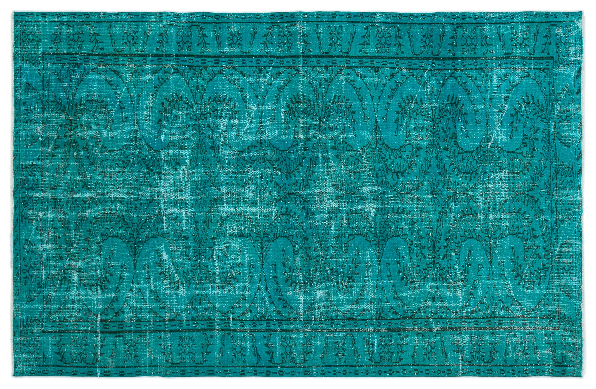 Cugea - Vintage Distressed Rug - 6'0 X 9'3