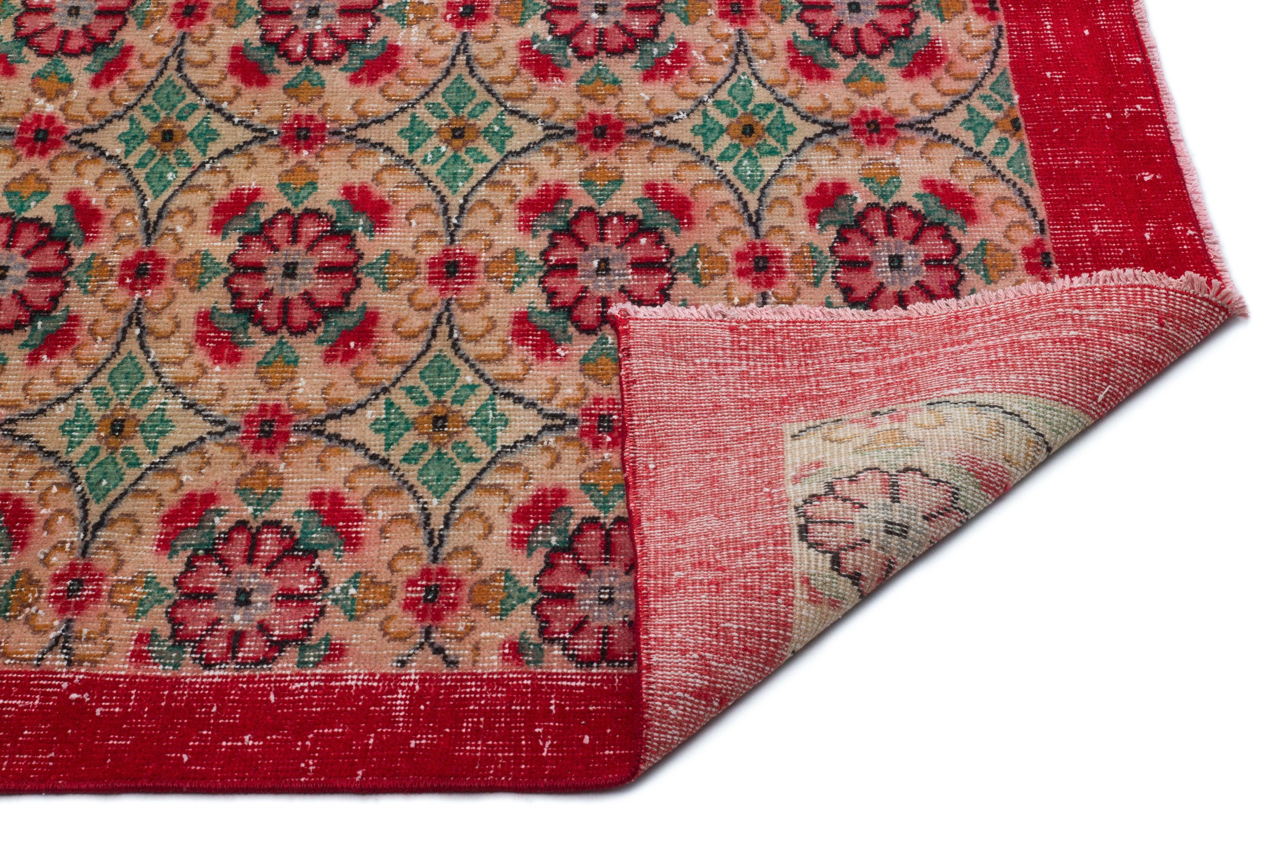 Shedaen - Vintage Floral Rug - 6'0 X 9'8
