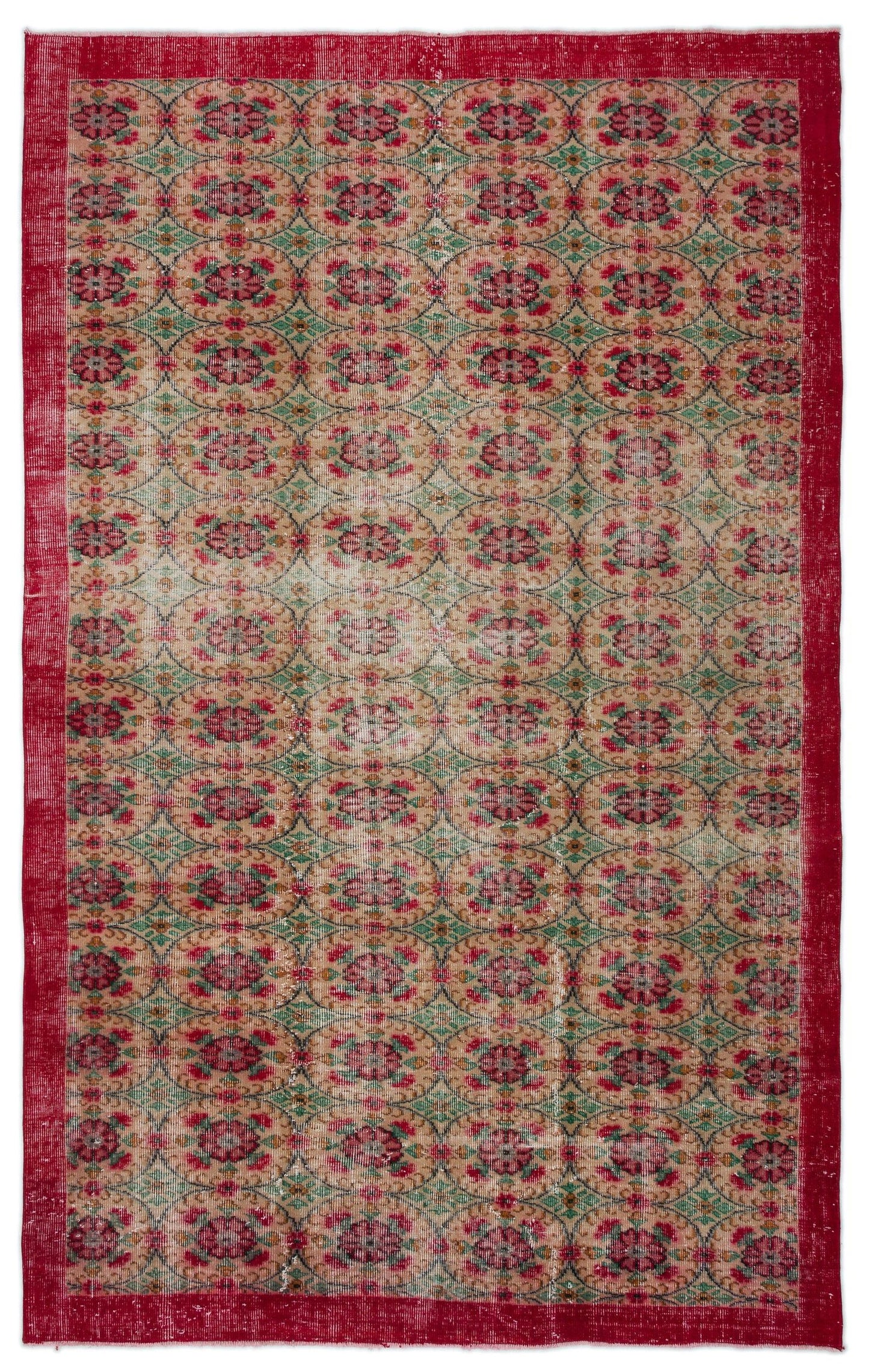 Shedaen - Vintage Floral Rug - 6'0 X 9'8
