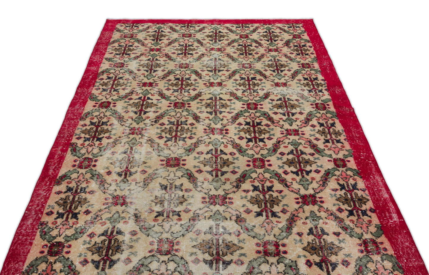 Craos - Vintage Floral Rug - 5'3 X 8'6