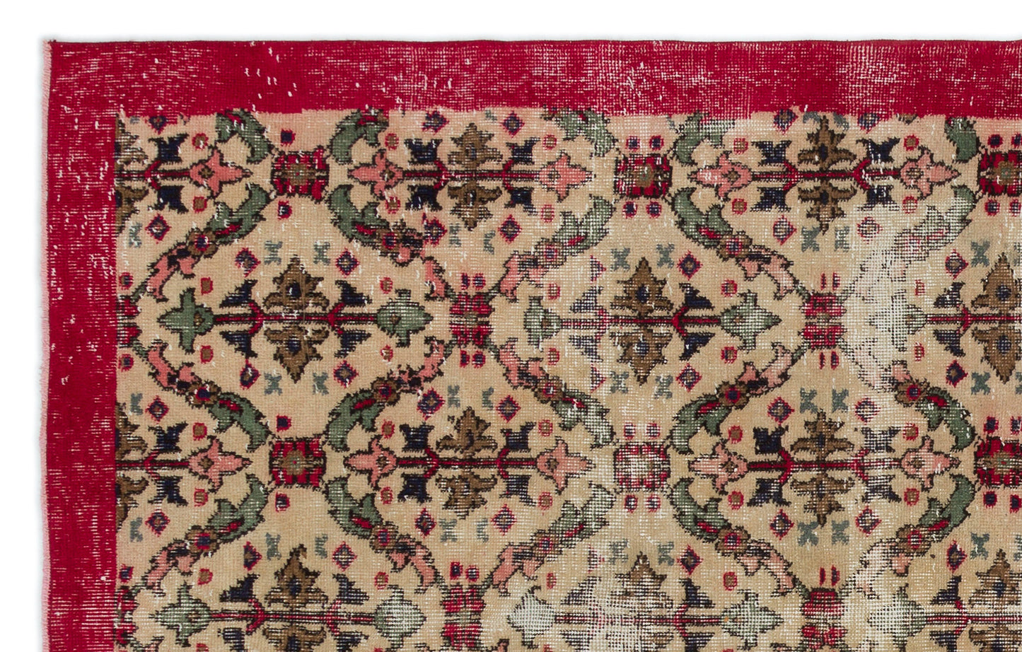 Craos - Vintage Floral Rug - 5'3 X 8'6
