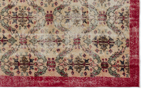 Load image 1 in gallery view. Craos - Vintage Floral Rug - 5'3 X 8'6