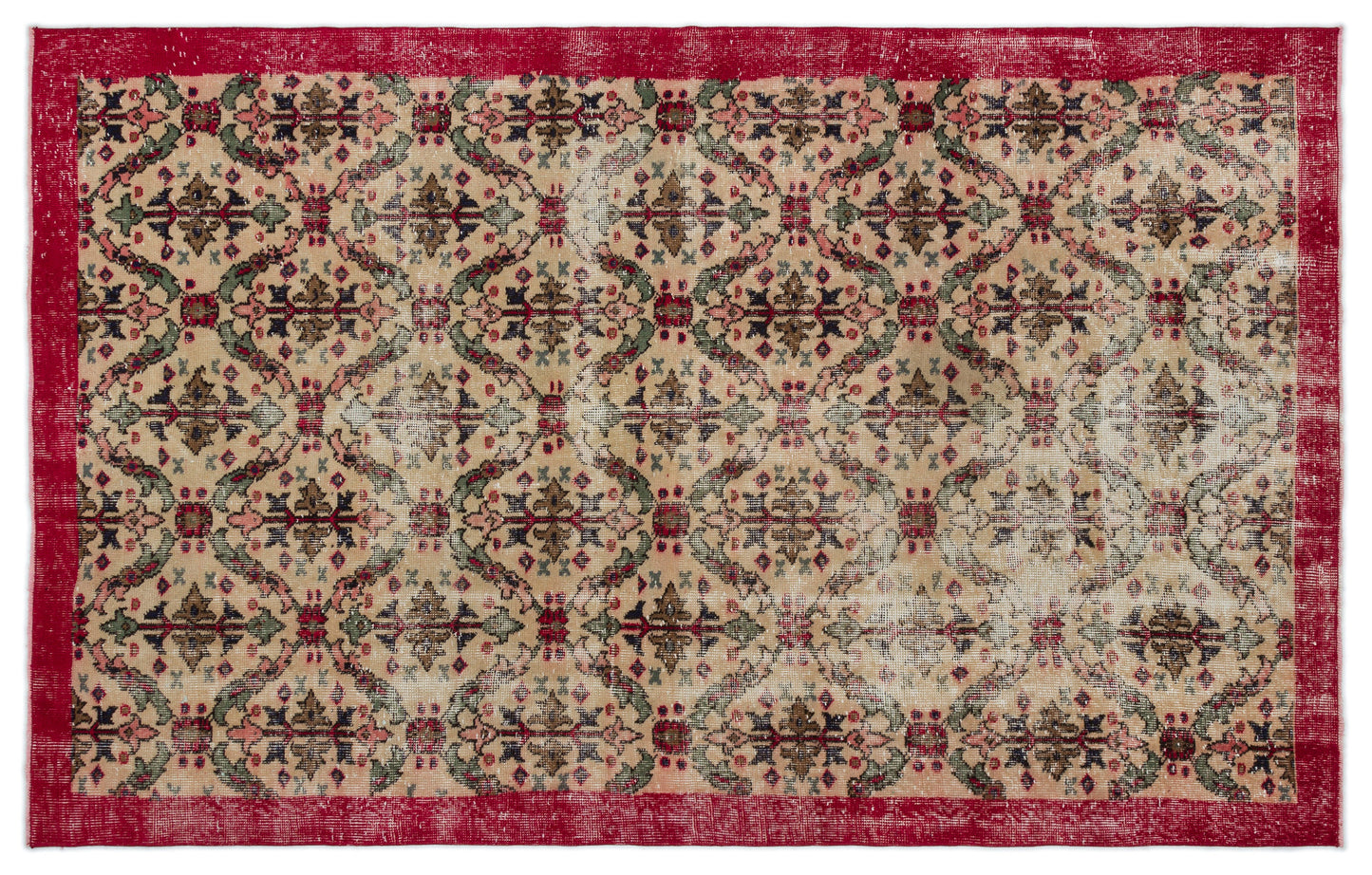 Craos - Vintage Floral Rug - 5'3 X 8'6