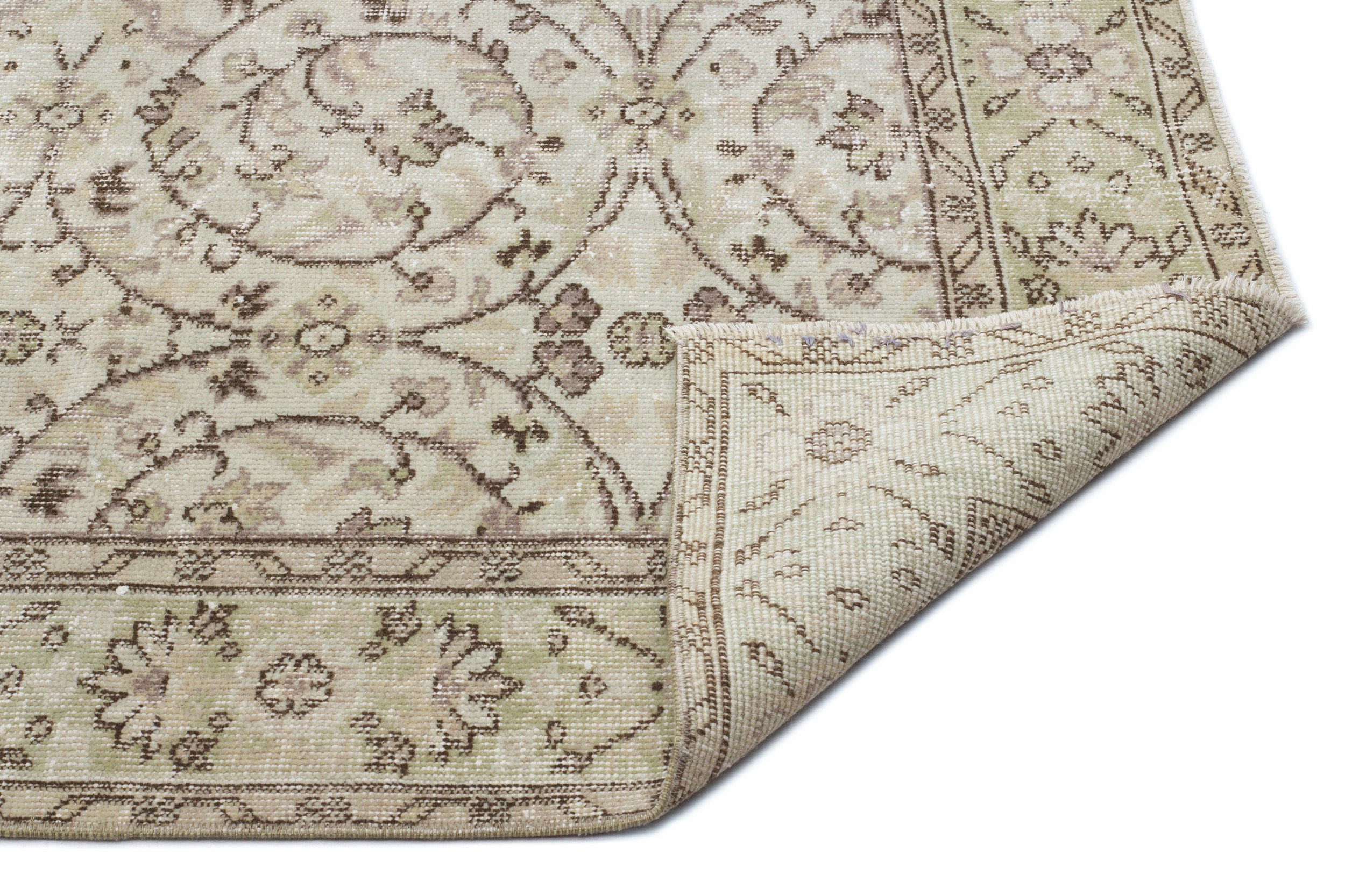 Sevaa - Vintage Floral Rug - 5'7 X 9'9