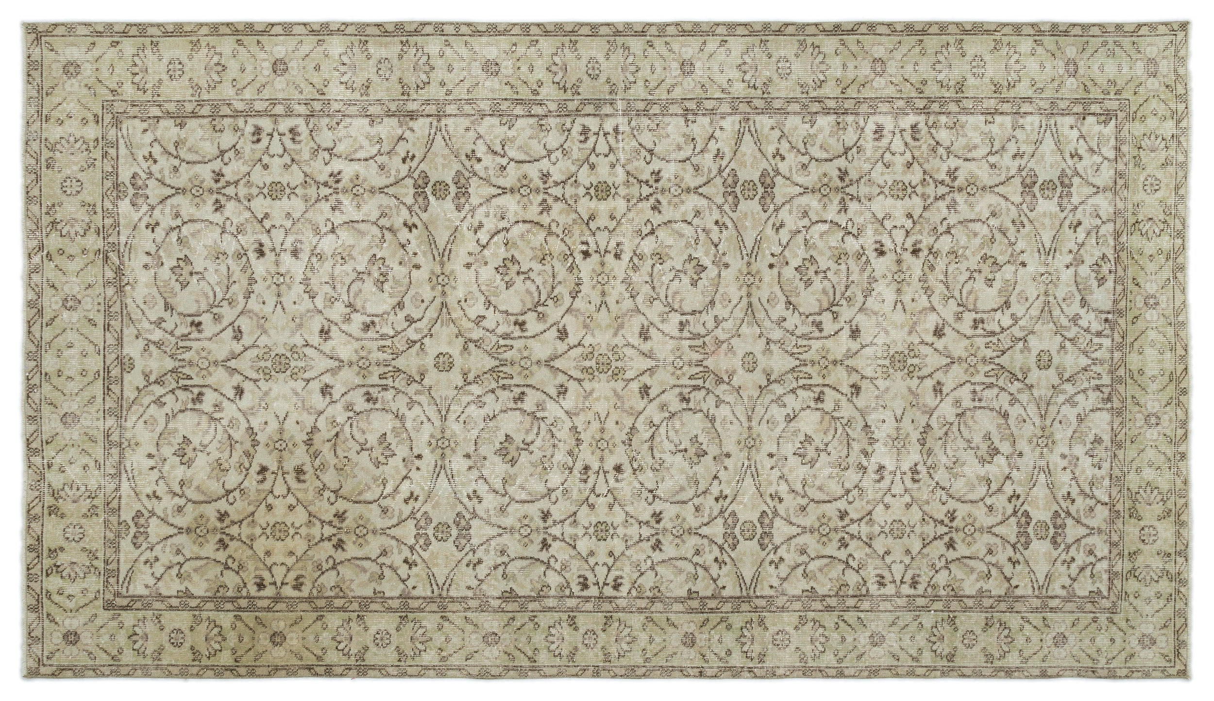 Sevaa - Vintage Floral Rug - 5'7 X 9'9