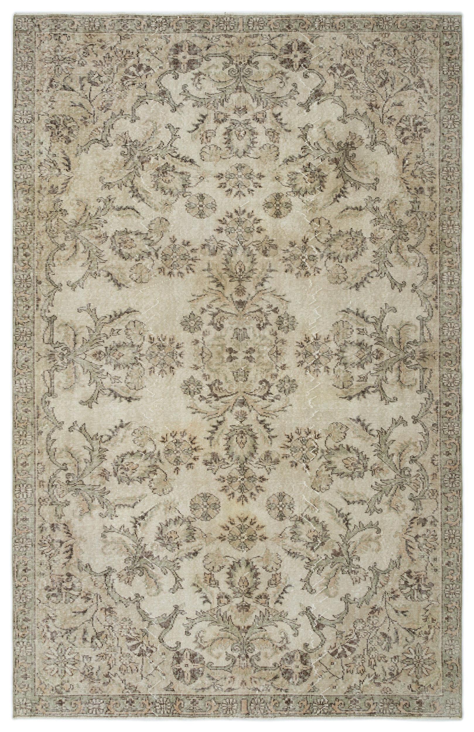 Briluyn - Vintage Floral Rug - 6'1 X 9'5