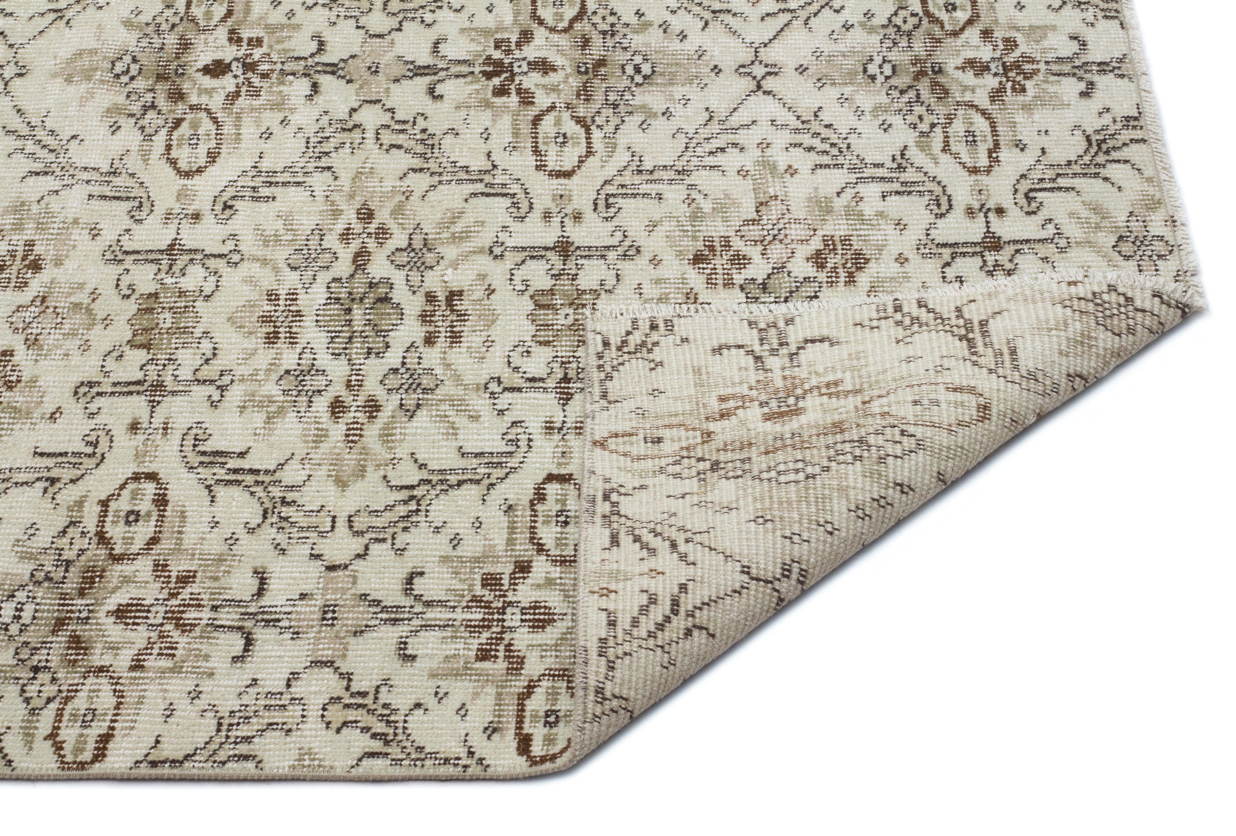 Sauda - Vintage Floral Rug - 6'1 X 9'3
