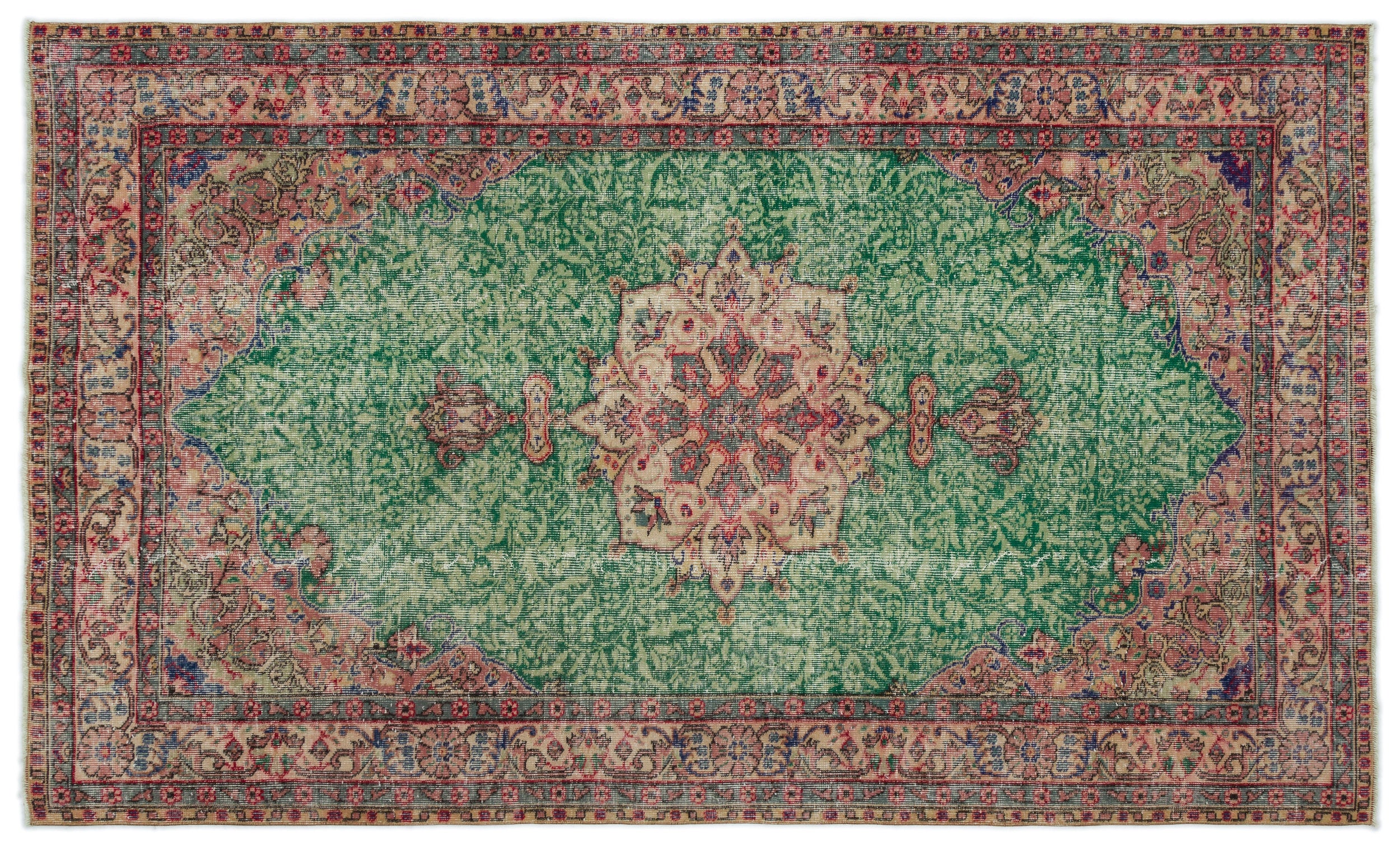 Midama - Vintage Medallion Rug - 5'3 X 8'8