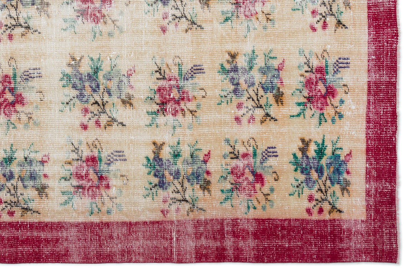 Groil - Vintage Floral Rug - 6'4 X 9'4