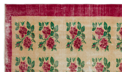 Load image 1 in gallery view. Rinaex - Vintage Floral Rug - 5'1 X 8'5