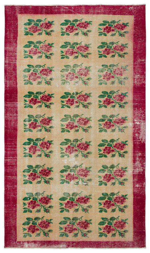 Load image 1 in gallery view. Rinaex - Vintage Floral Rug - 5'1 X 8'5