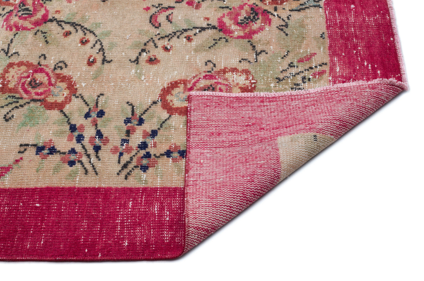 Criya - Vintage Floral Rug - 5'9 X 9'3