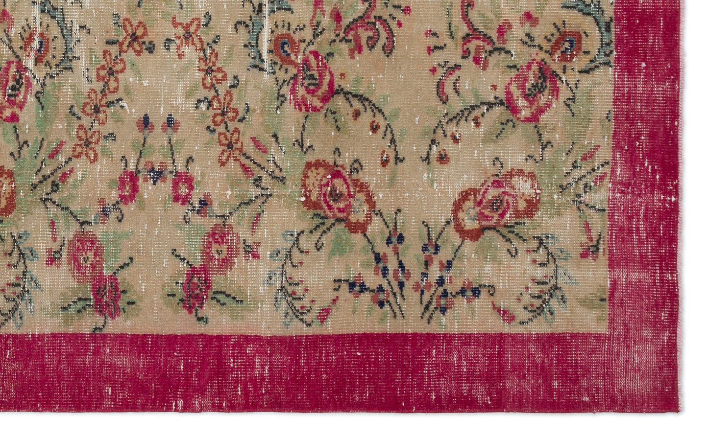Criya - Vintage Floral Rug - 5'9 X 9'3