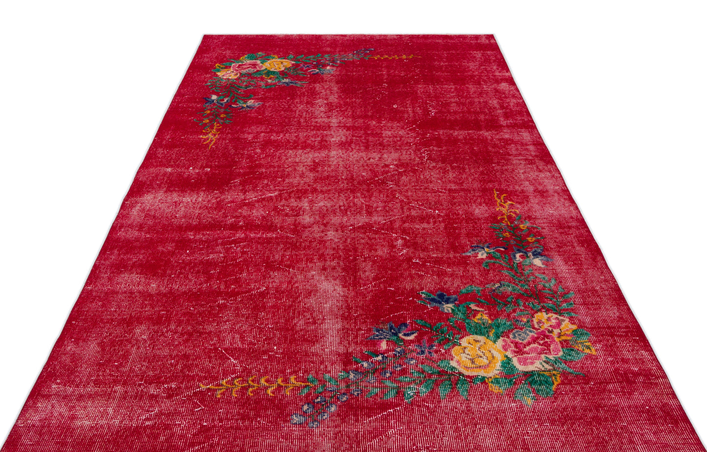 Nadael - Vintage Distressed Rug - 5'5 X 9'3