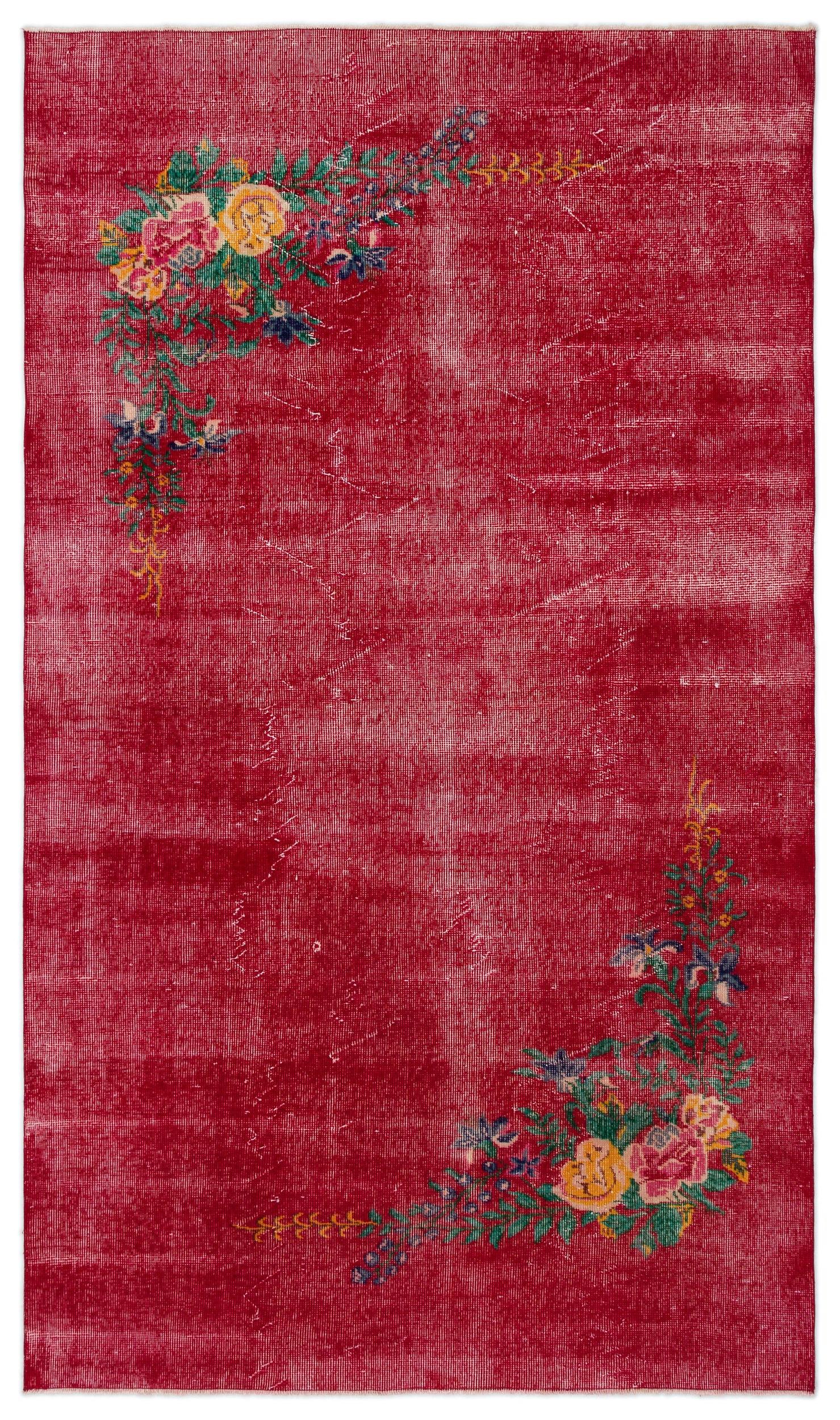 Nadael - Vintage Distressed Rug - 5'5 X 9'3