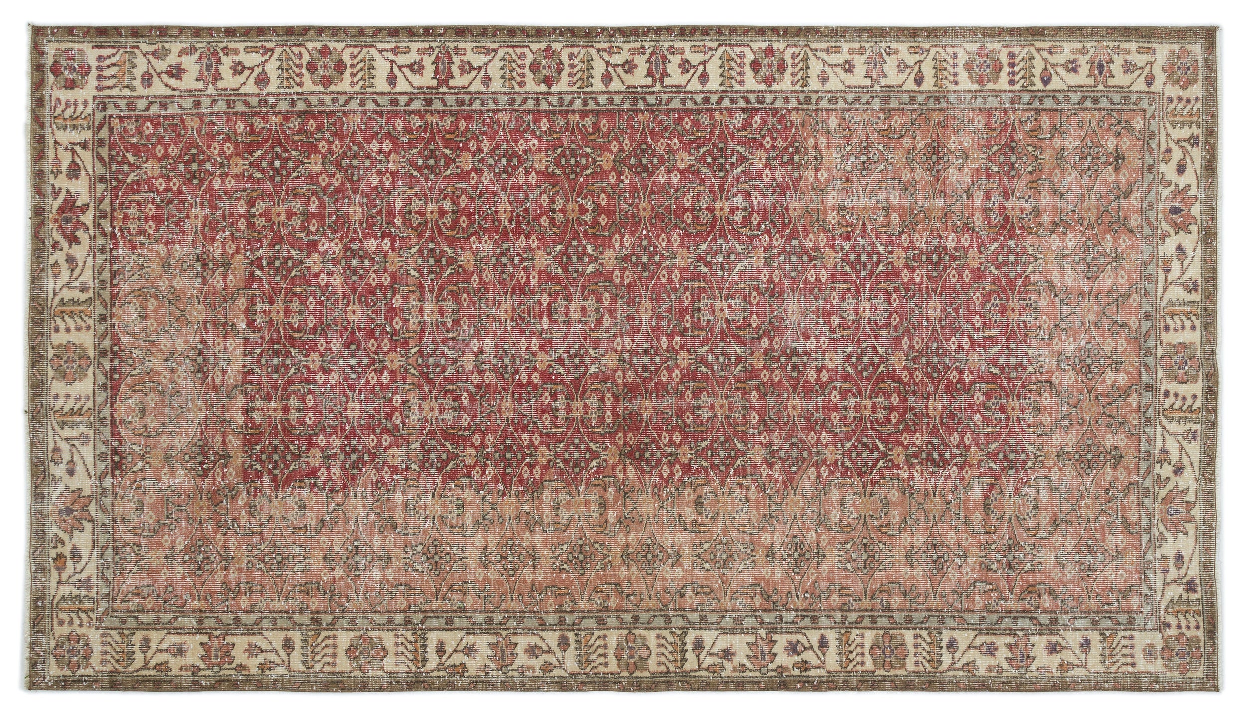 Blaane - Vintage Floral Rug - 5'1 X 9'1