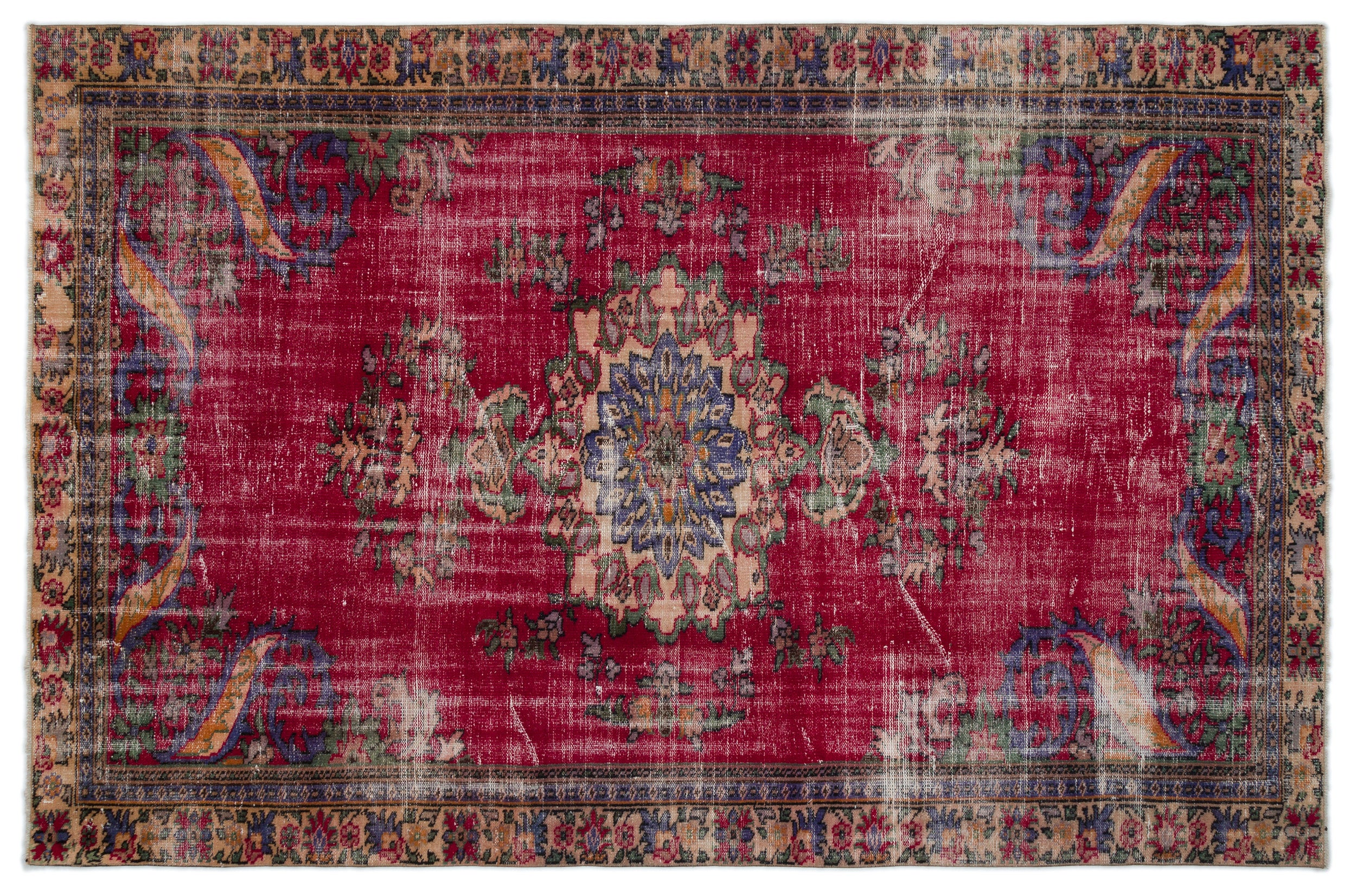 Mabita - Vintage Medallion Rug - 6'2 X 9'5