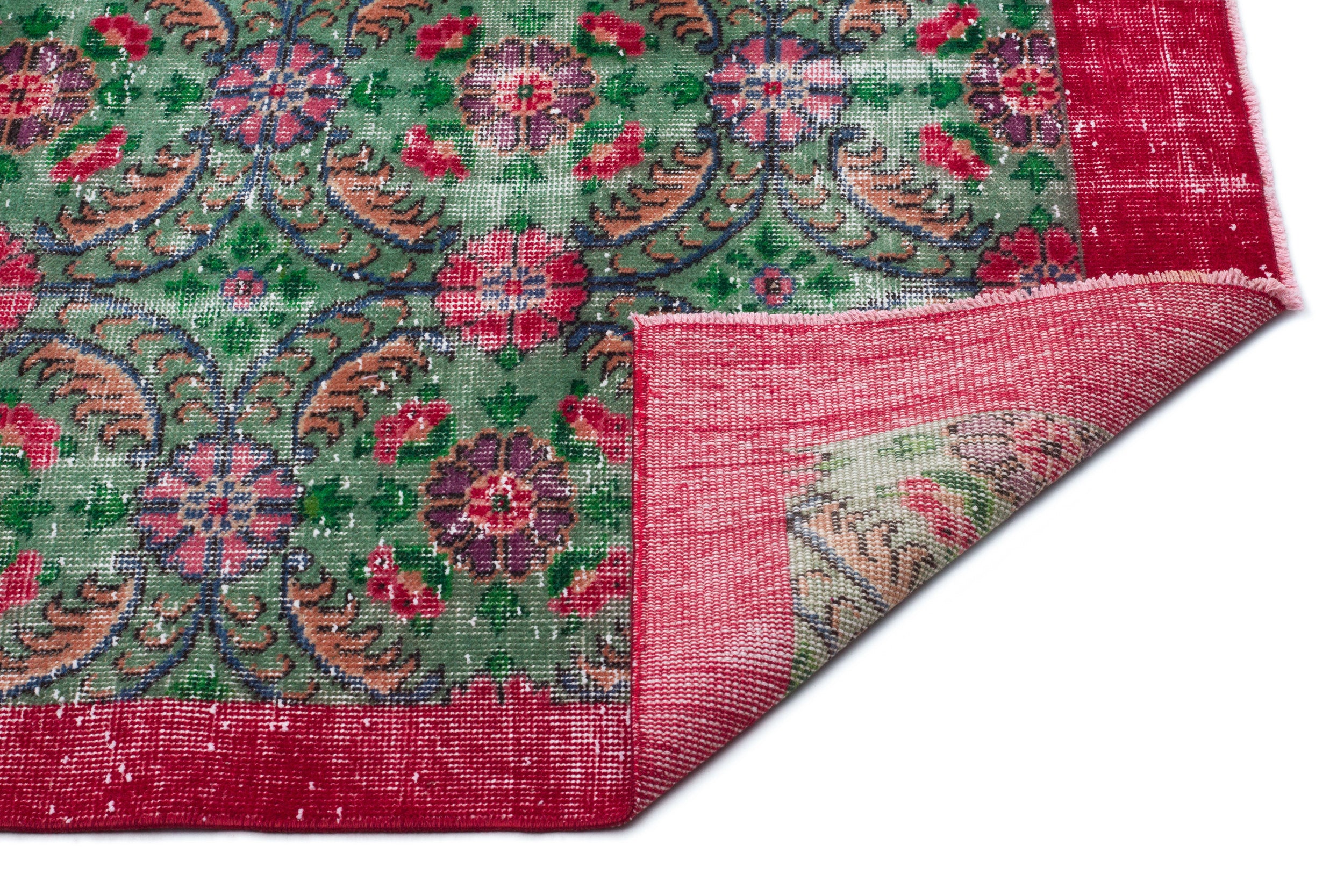 Sheyn - Vintage Floral Rug - 5'8 X 9'4