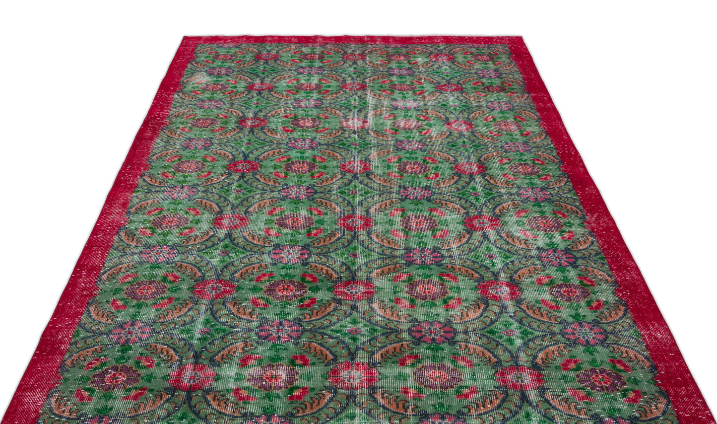Sheyn - Vintage Floral Rug - 5'8 X 9'4