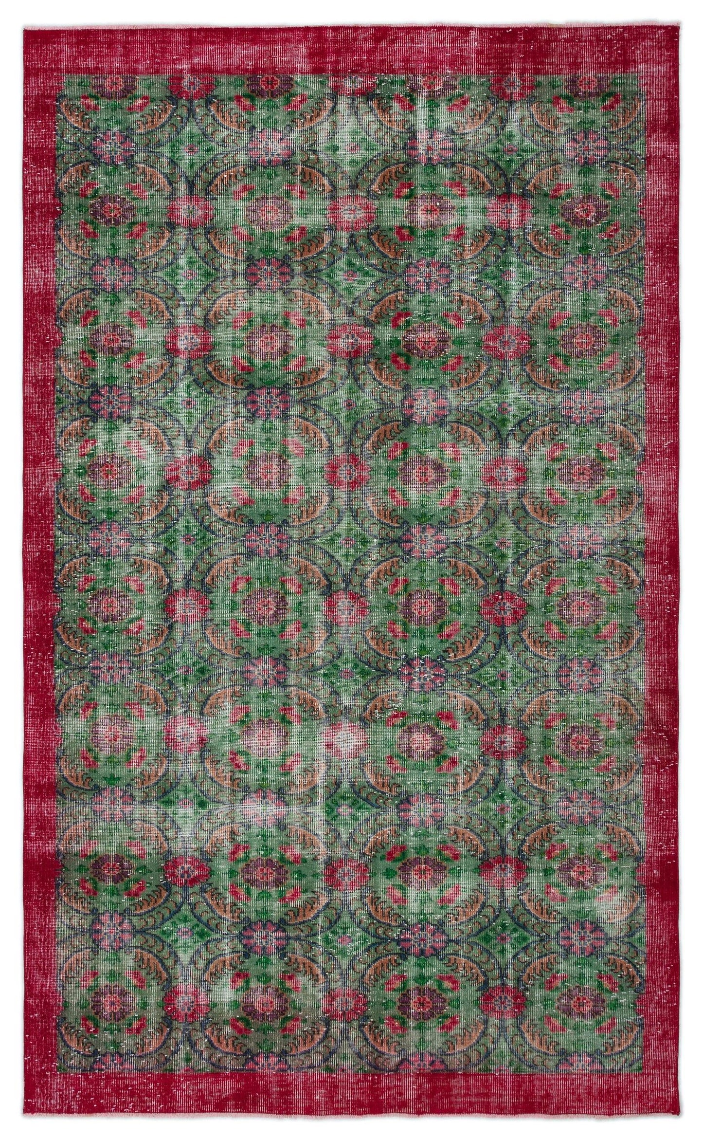 Sheyn - Vintage Floral Rug - 5'8 X 9'4