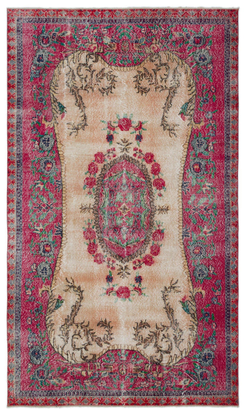 Load image 1 in gallery view. Glaar - Vintage Medallion Rug - 5'4 X 9'2