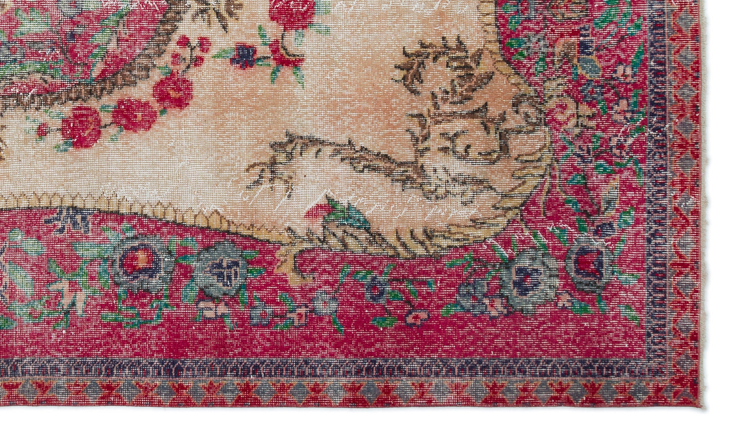 Glaar - Vintage Medallion Rug - 5'4 X 9'2
