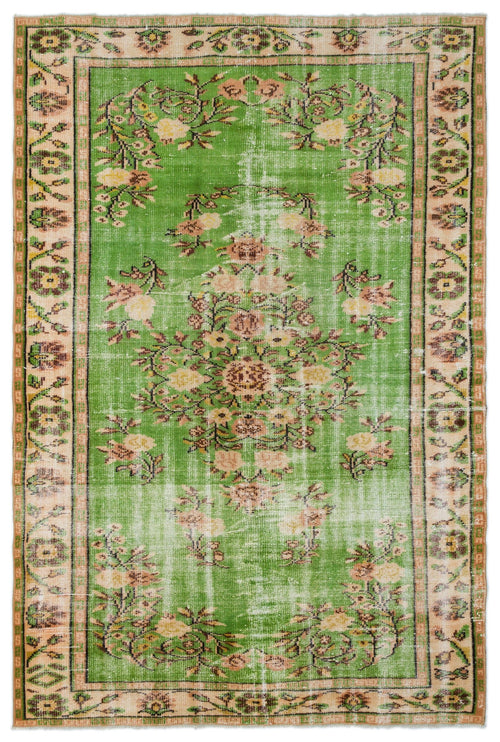 Load image 1 in gallery view. Dabora - Vintage Medallion Rug - 6'0 X 9'1