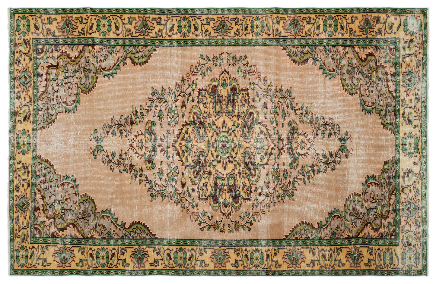 Hakoix - Vintage Medallion Rug - 6'1 X 9'5