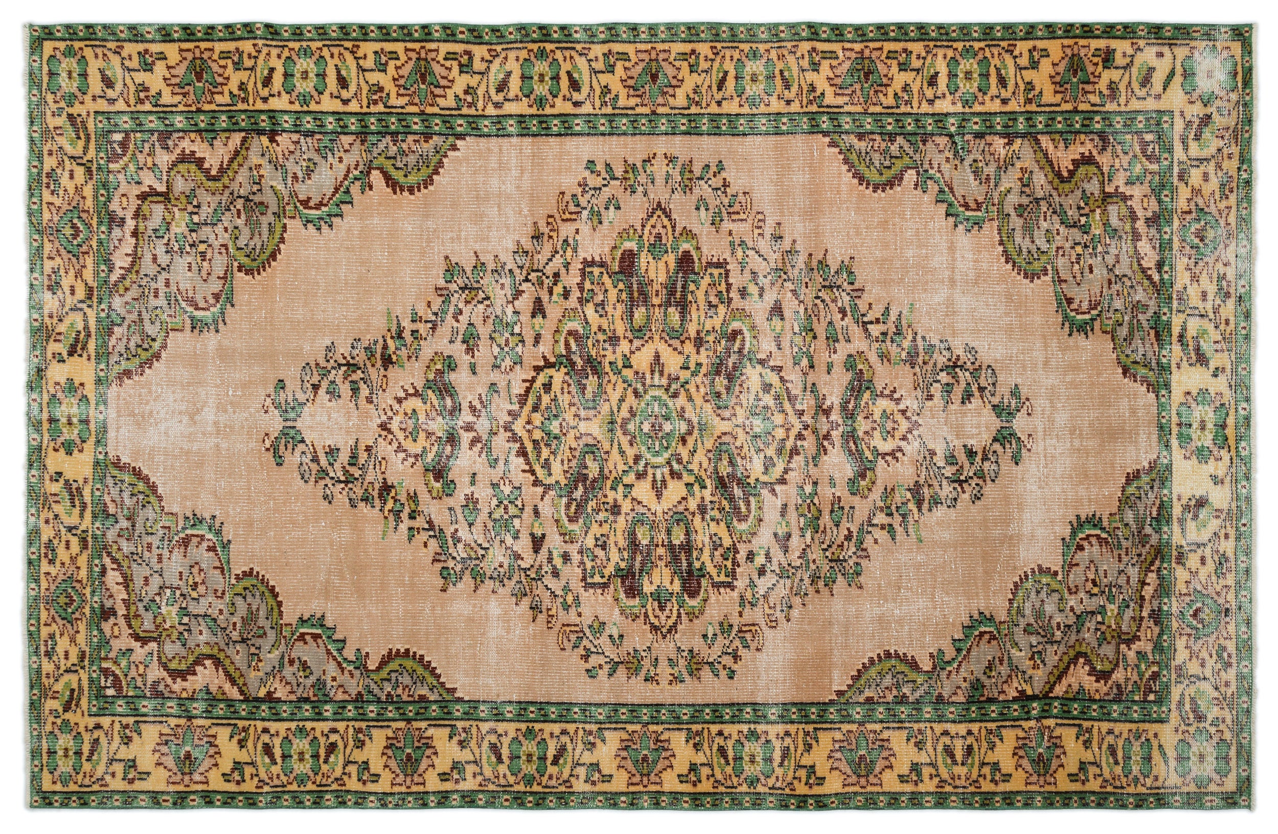 Hakoix - Vintage Medallion Rug - 6'1 X 9'5