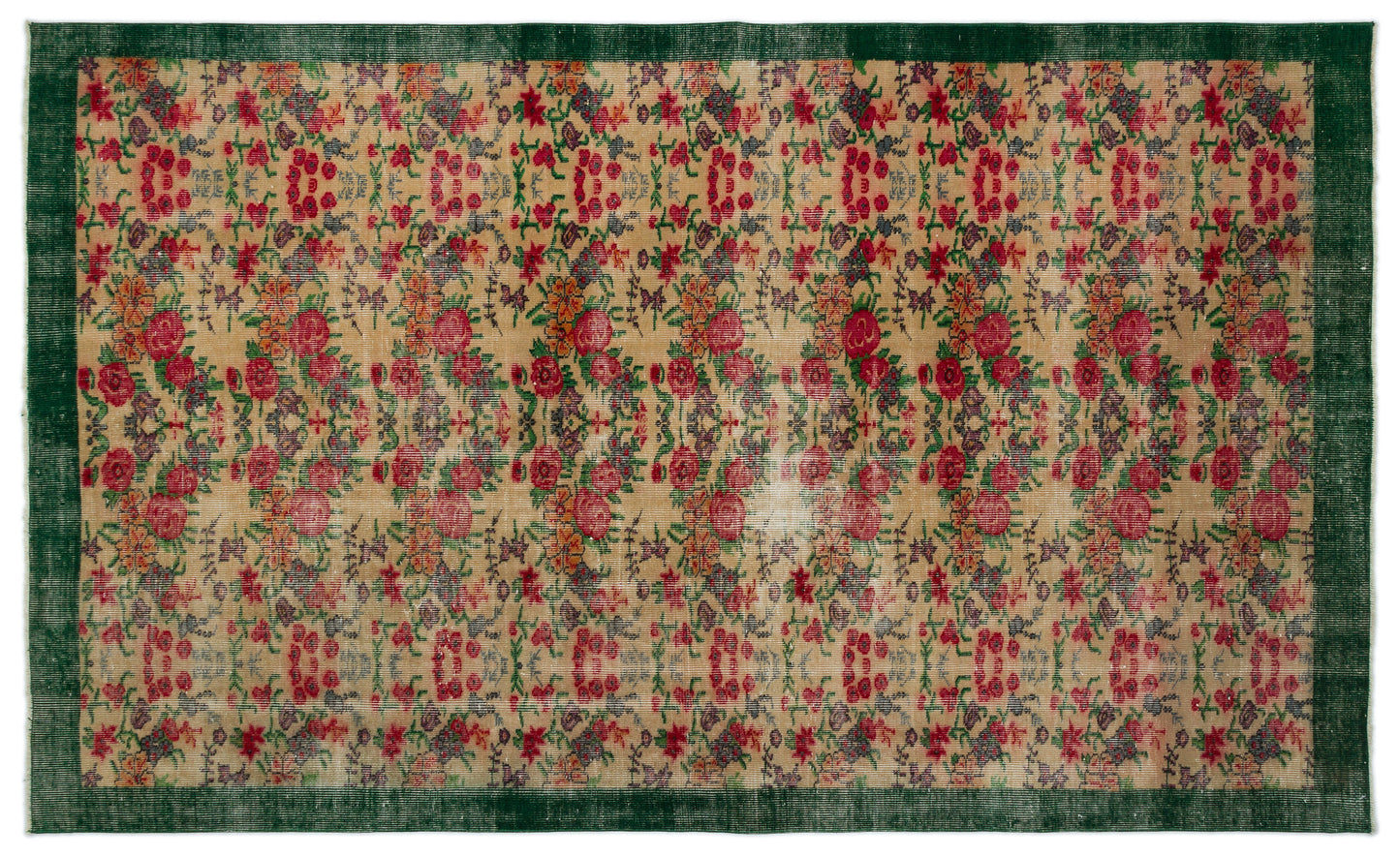 Slazuma - Vintage Floral Rug - 5'11 X 9'10