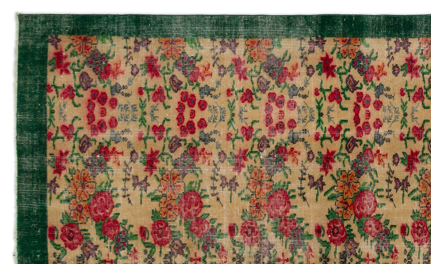 Slazuma - Vintage Floral Rug - 5'11 X 9'10