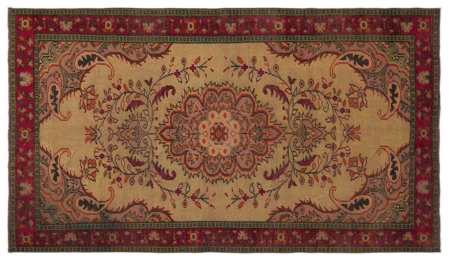 Poguar - Vintage Medallion Rug - 5'1 X 8'10