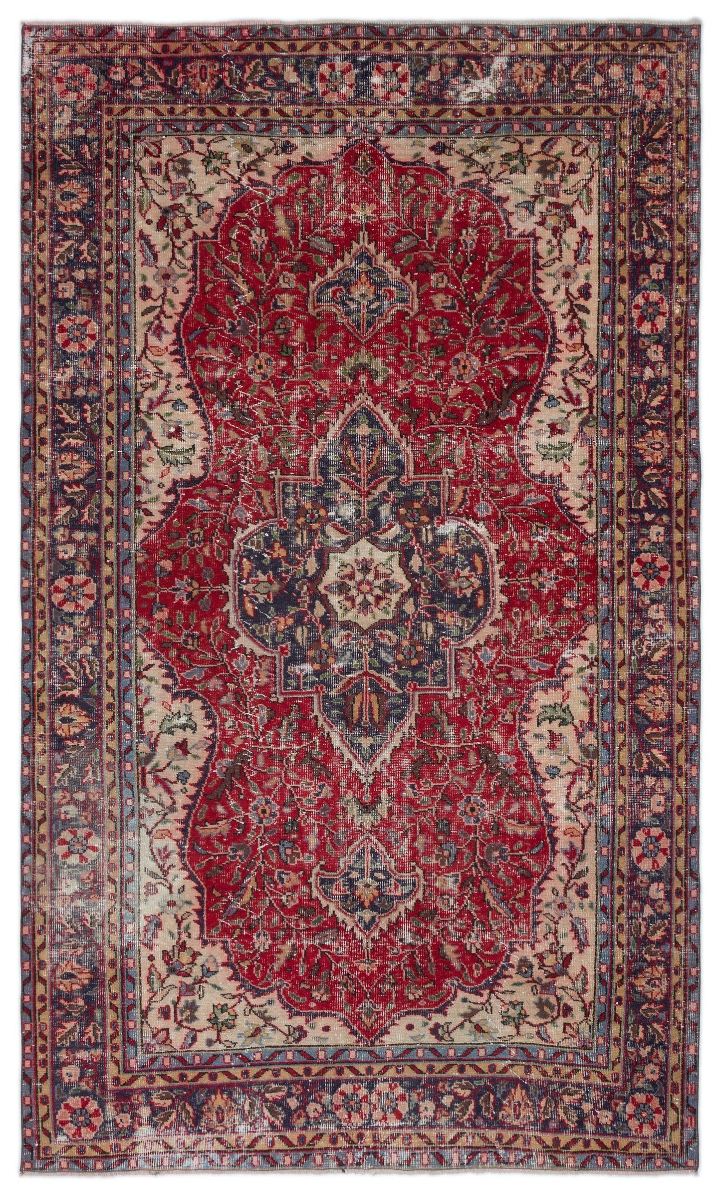 Zelail - Vintage Medallion Rug - 5'9 X 9'9
