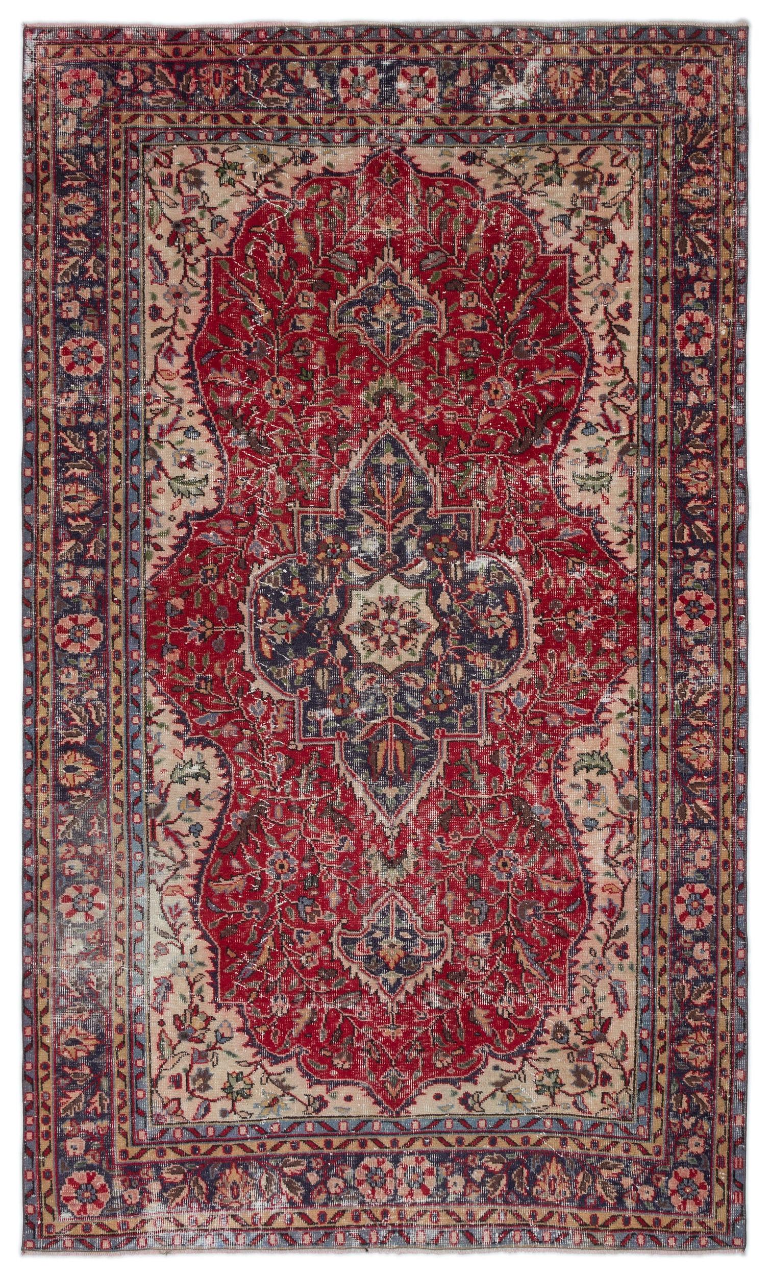 Zelail - Vintage Medallion Rug - 5'9 X 9'9