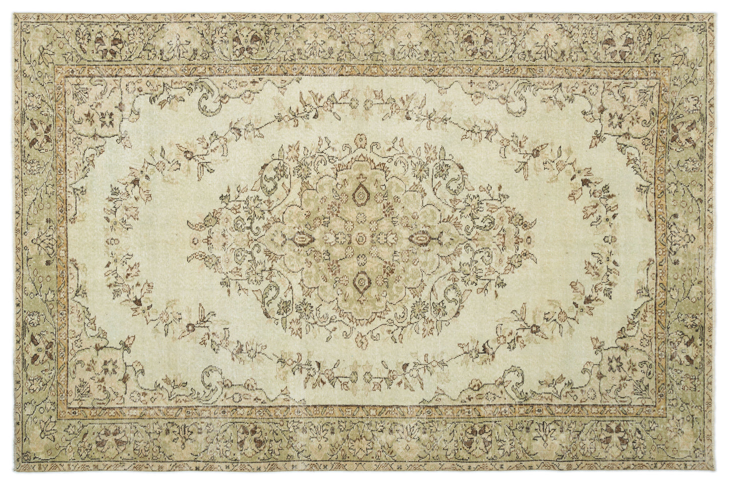 Lioraane - Vintage Medallion Rug - 6'2 X 9'4