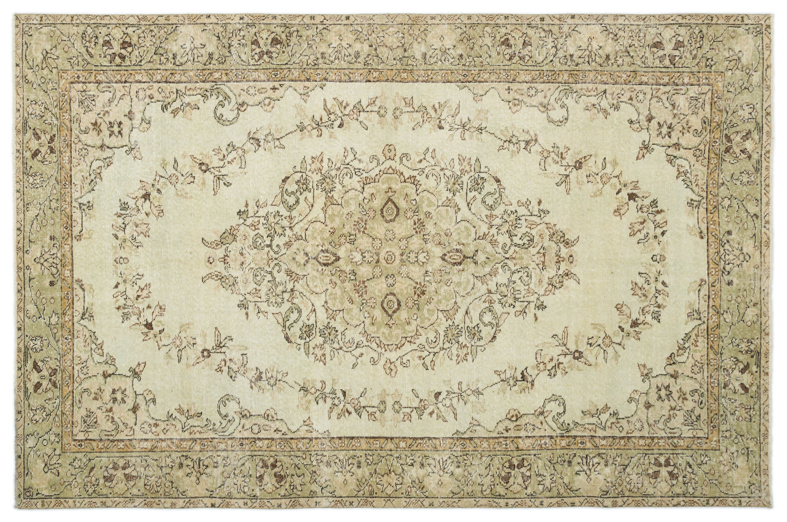 Lioraane - Vintage Medallion Rug - 6'2 X 9'4