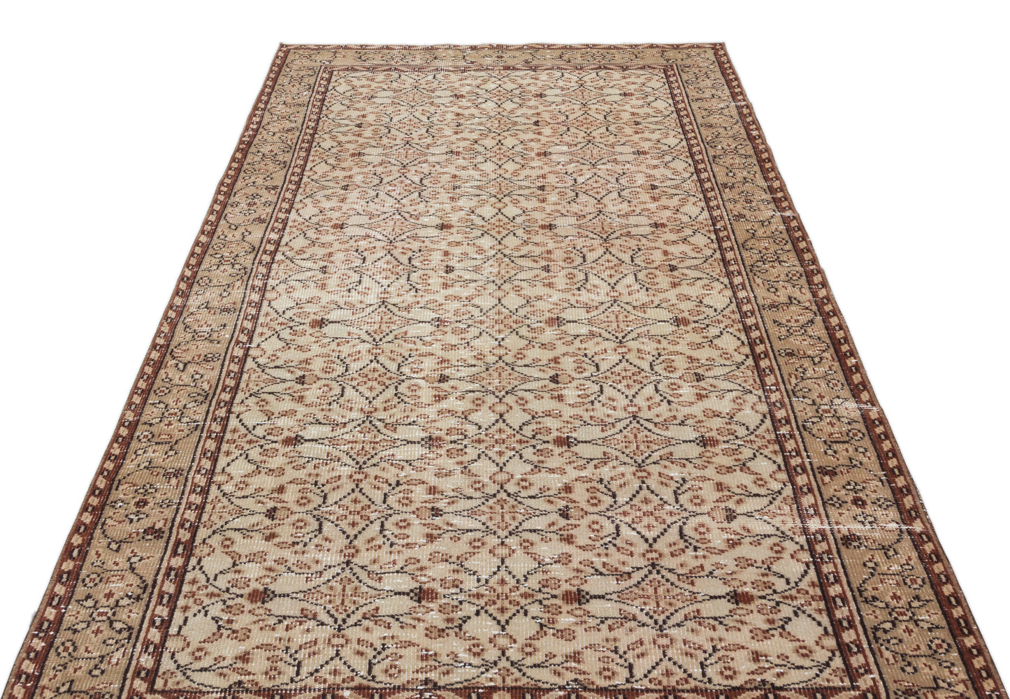 Gedia - Vintage Floral Rug - 4'10 X 8'8
