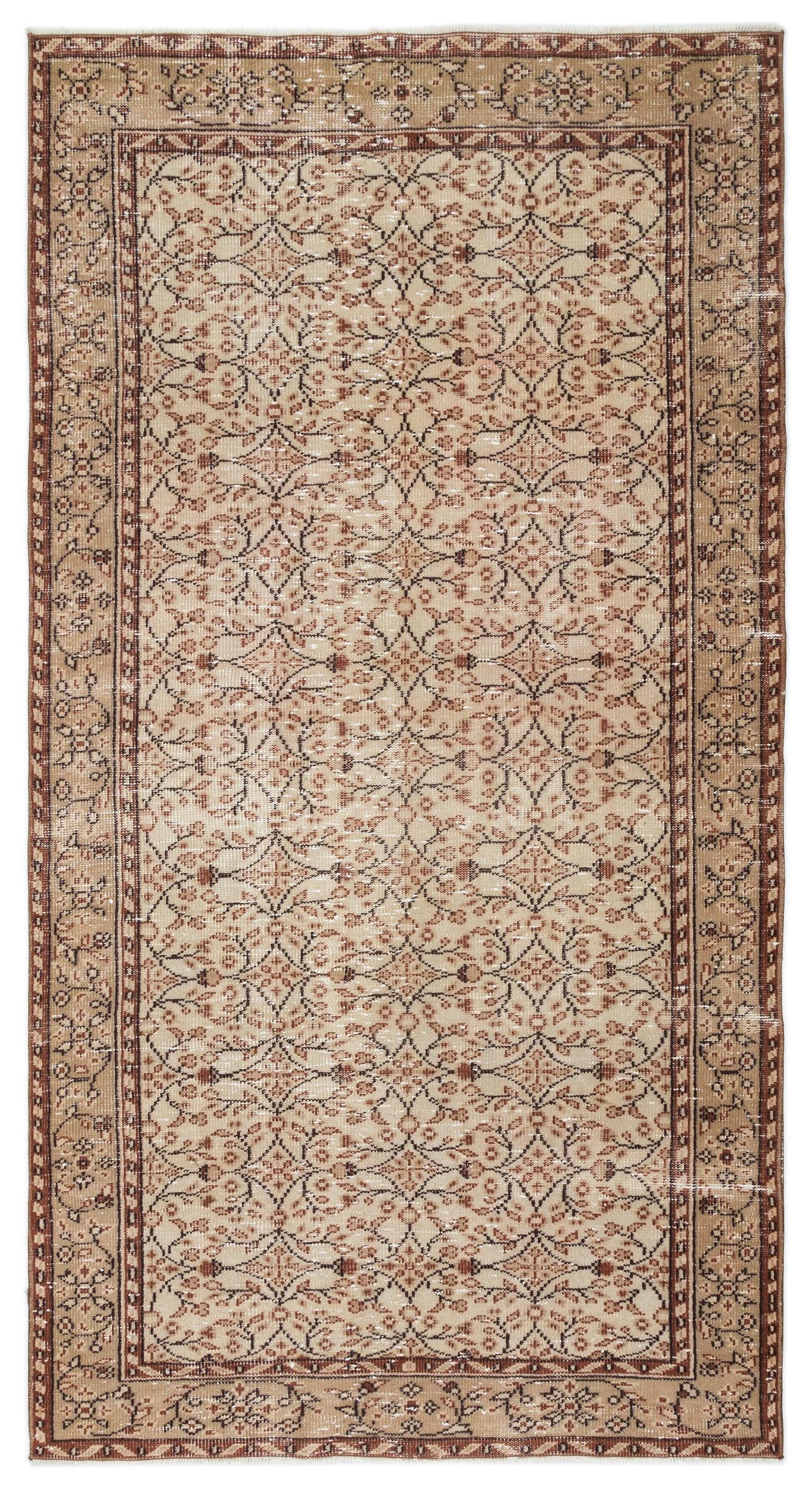 Gedia - Vintage Floral Rug - 4'10 X 8'8