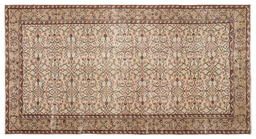 Load image 1 in gallery view. Gedia - Vintage Floral Rug - 4'10 X 8'8