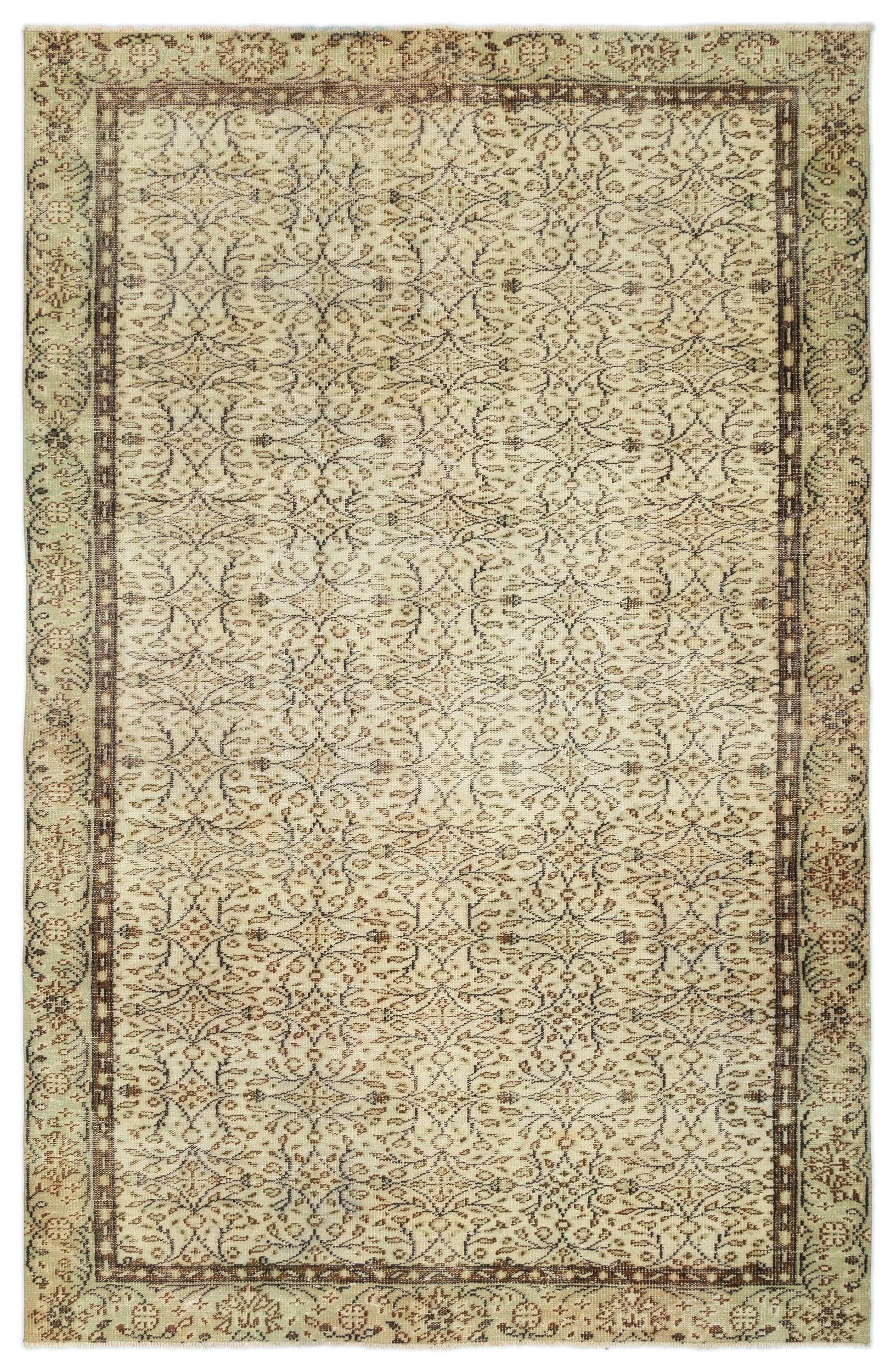 Pramian - Vintage Floral Rug - 6'1 X 9'7