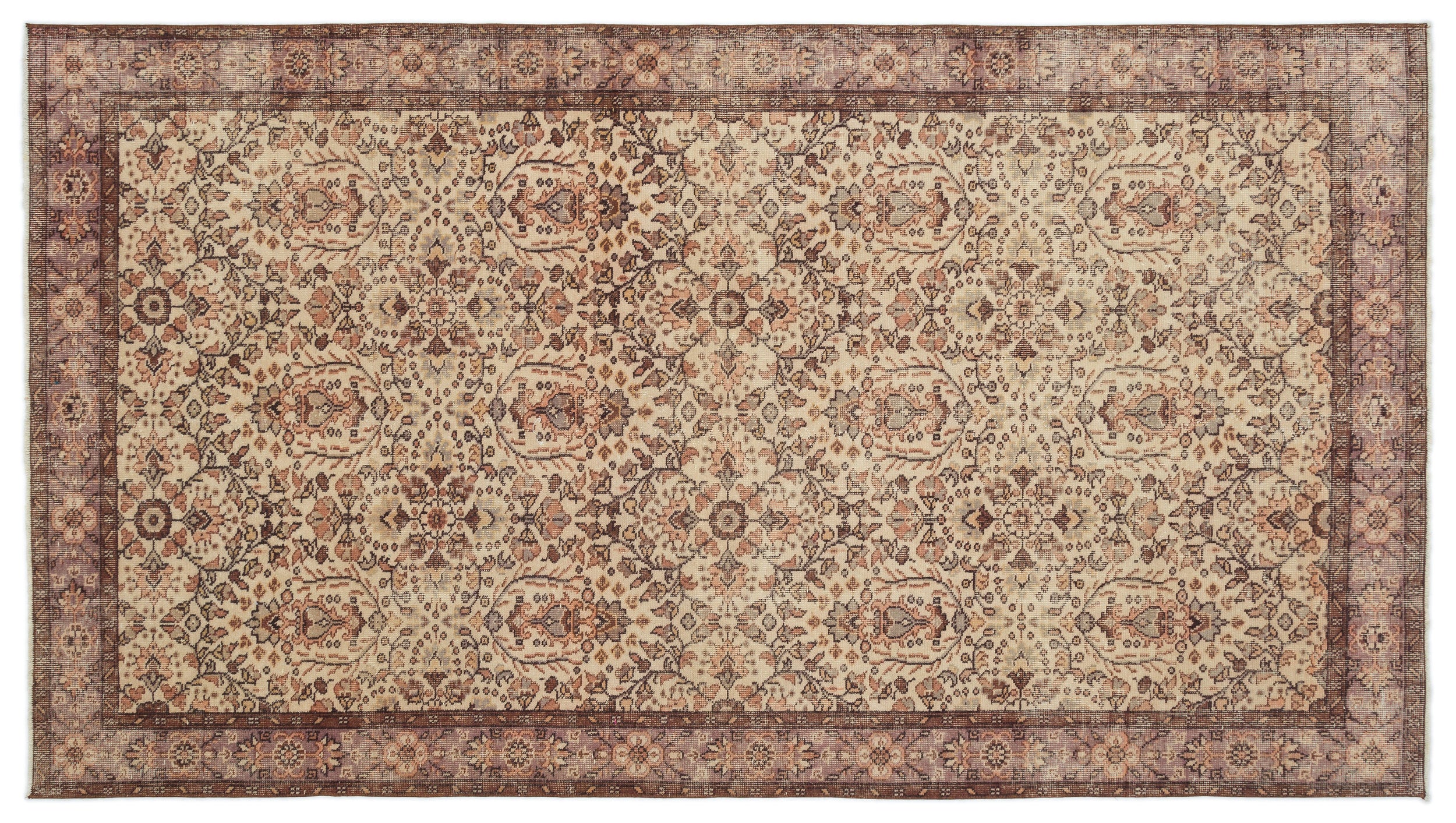 Presa - Vintage Floral Rug - 5'5 X 9'9