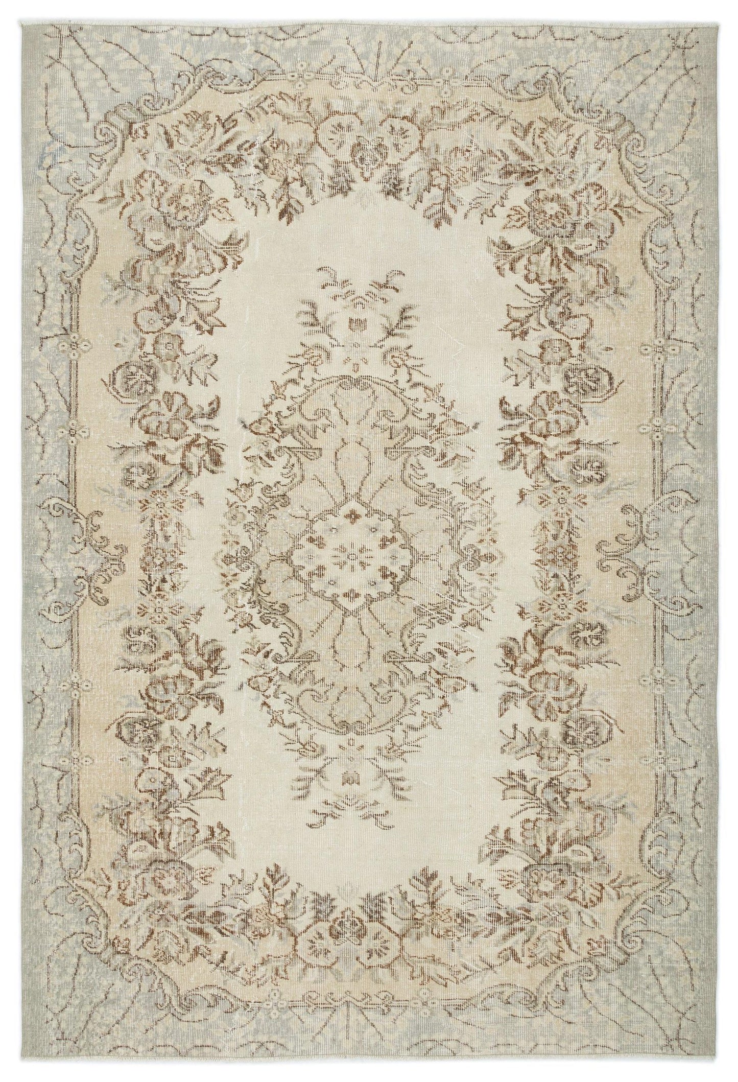 Grimeta - Vintage Medallion Rug - 5'11 X 8'8