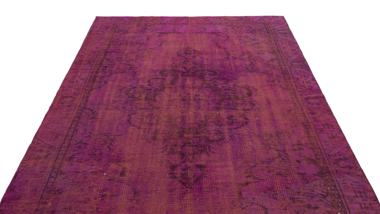 Poana - Vintage Distressed Rug - 5'9 X 9'1