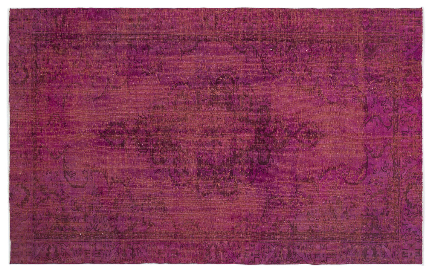 Poana - Vintage Distressed Rug - 5'9 X 9'1
