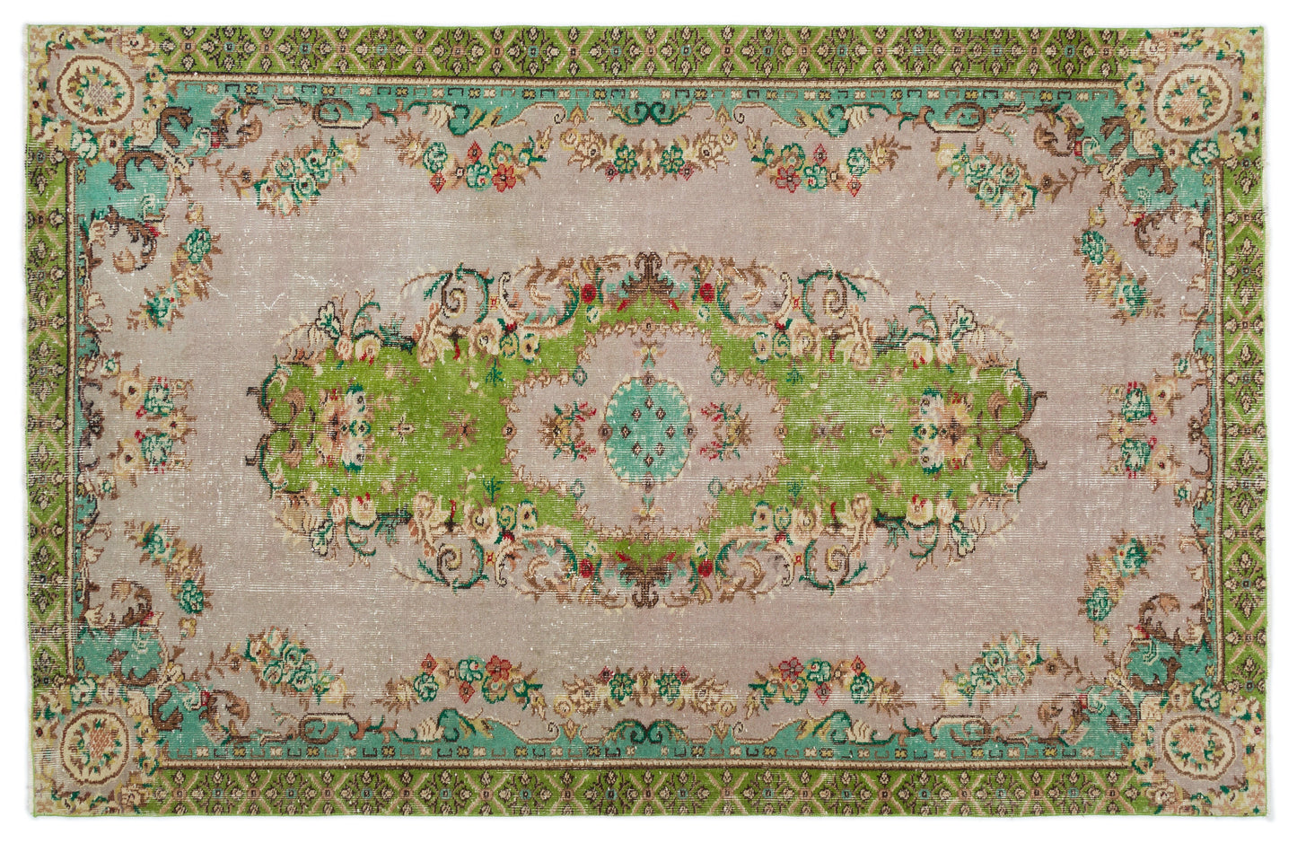 Breara - Vintage Medallion Rug - 5'3 X 8'0
