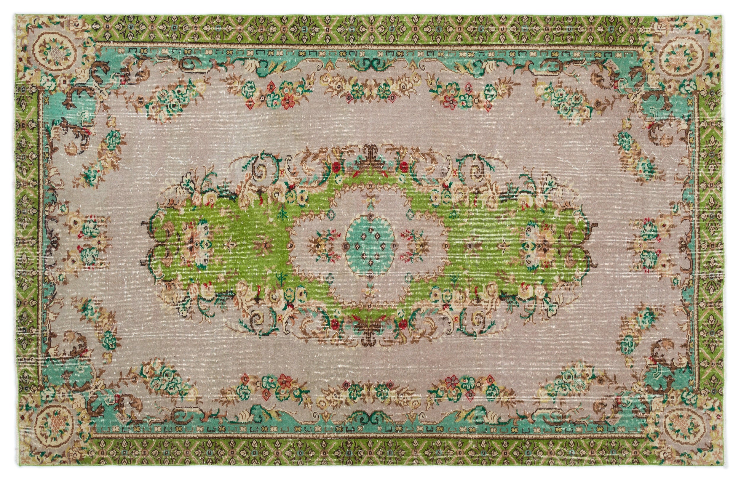 Breara - Vintage Medallion Rug - 5'3 X 8'0