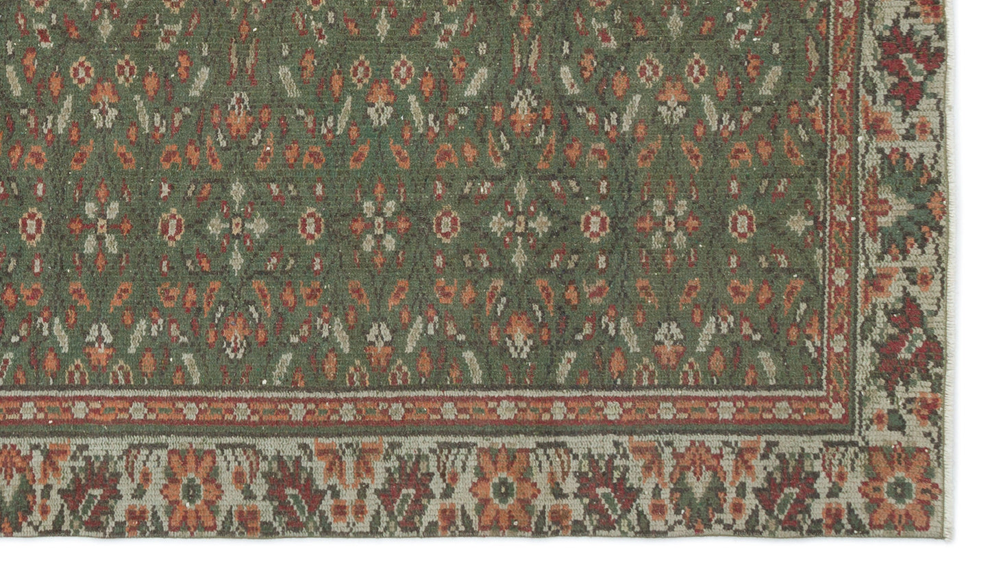 Crosa - Vintage Floral Rug - 5'2 X 8'11